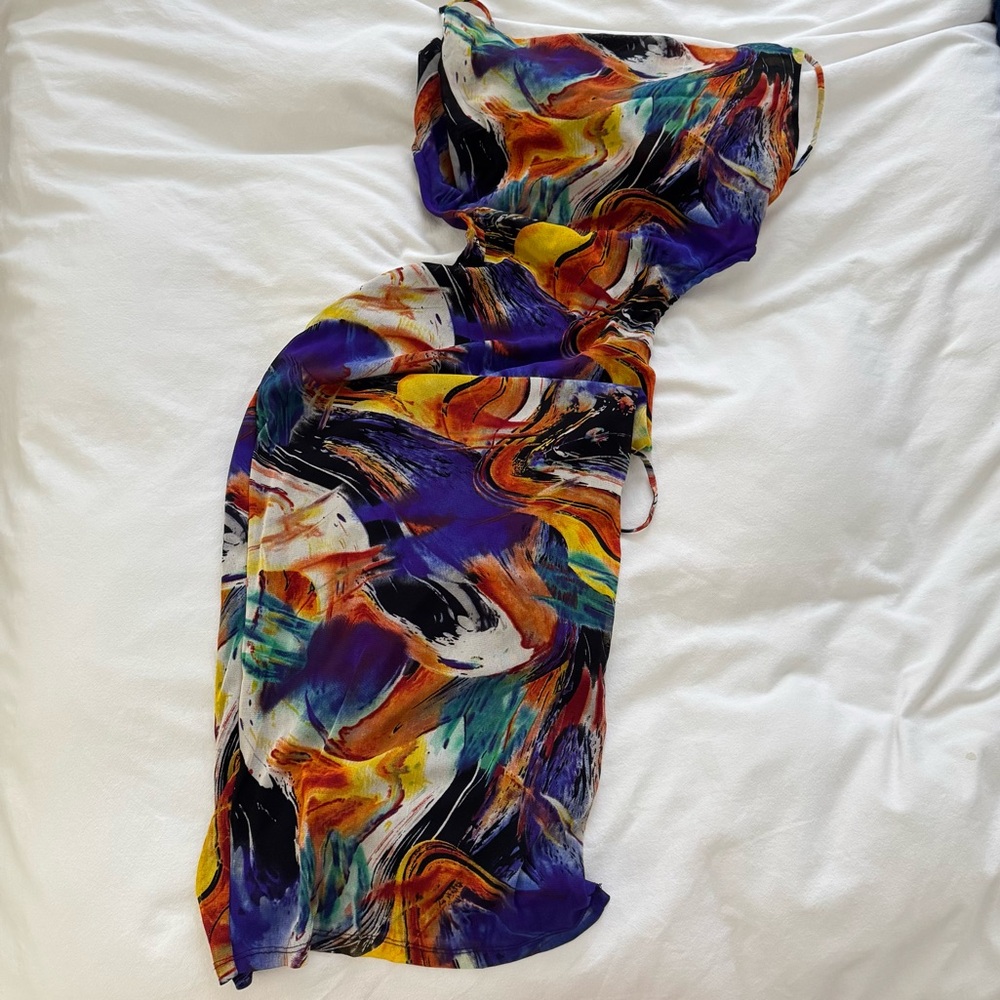 Colorful Patterned Dress